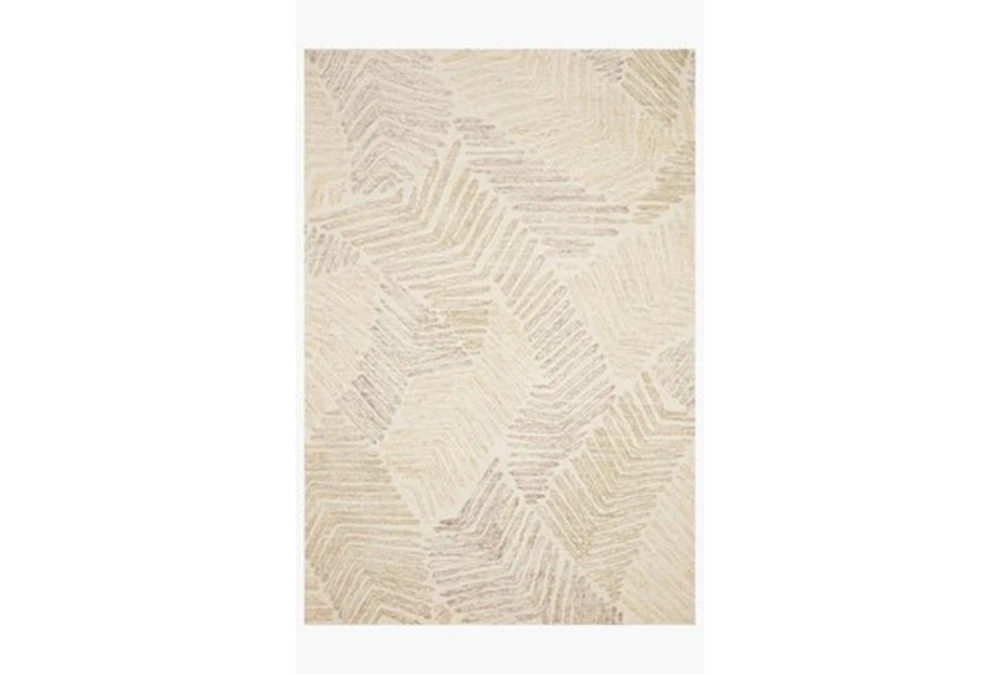 Rug-7'9"X9'9" Abstract Leaf Natural