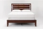 Eva Brown King Sleigh Bed - Signature
