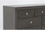 Eva Grey 9-Drawer Dresser - Detail