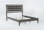 Eva Grey Eastern King 3 Piece Bedroom Set With 2 Nightstands - Side