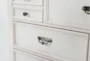 Sawie White 9-Drawer Dresser/Mirror - Detail