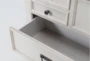 Sawie White 9-Drawer Dresser/Mirror - Detail