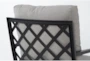 Tybee Outdoor 2 Piece Swivel Lounge Chair Conversation Set - Detail