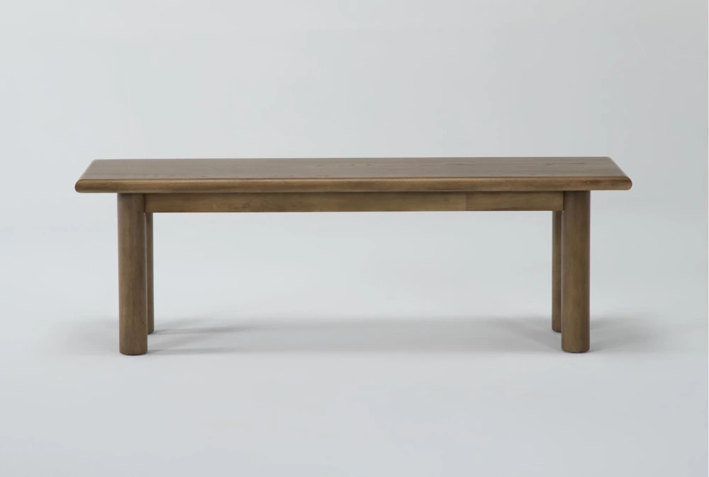 Felix 58" Toasted Natural Oak Dining Bench