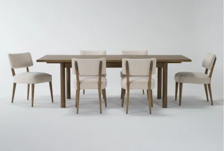 Felix Extension Toasted Natural Oak Dining Set For 6 - Main