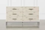 Boswell 3 Piece California King Upholstered Bedroom Set With Elden II Dresser + 1 Drawer Nightstand - Front