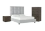 Boswell 3 Piece California King Upholstered Bedroom Set With Dylan Chest Of Drawers + 2-Drawer Nightstand - Signature