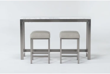 Toby Marble Console Set For 2