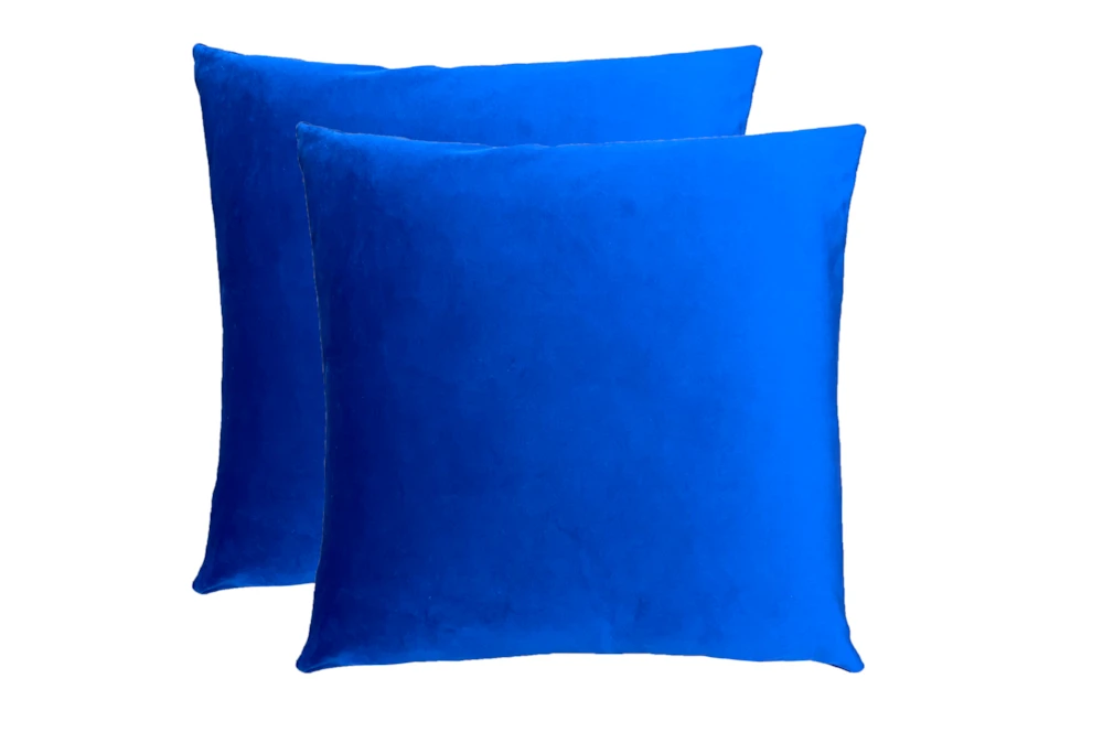 Large Square Pillows, Blue Decorative Modern Throw Pillow for Couch, M –  artworkcanvas