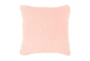 18X18 Pink Peony Sherpa Throw Pillow - Signature
