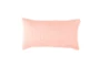 14X26 Pink Peony Sherpa Lumbar Throw Pillow - Signature