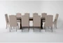 Caden 94"-112" Rectangle Extension Dining With Biltmore Chairs Set For 10 - Signature