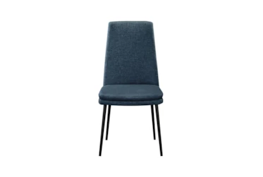 Denim Modern Tapered High Back Dining Chair- Set Of 2