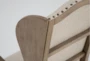 Ellie Upholstered Host Chair - Detail