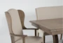 Ellie Dining With Side, Arm Chairs & Bench Set For 6 - Detail