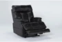 Clive Black Power Lift Recliner with Power Headrest, Lumbar & USB - Side