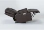 Garrett Walnut Power Zero Gravity Recliner with Power Headrest, Lumbar & USB - Side