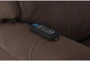 Stewart Brown Power Lift Recliner with Power Headrest, Lumbar & USB - Detail