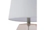 18" Pink Translucent Glass Geometric Table Lamp - Detail