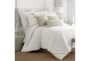 Twin Washed Linen Duvet Cover In Cream - Room