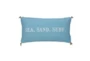 24X12 Sea Sand Surf Tassel Pillow - Signature