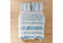 Twin Quilt-3 Piece Set Reversible Stripes To Sea Horse Print  - Detail