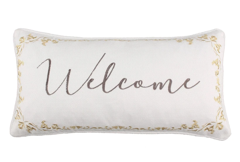 12X24 Decorative Welcome Pillow - 360