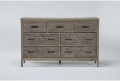 Corina Grey 7-Drawer Dresser - Signature