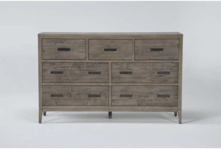 Corina Grey 7-Drawer Dresser - Main