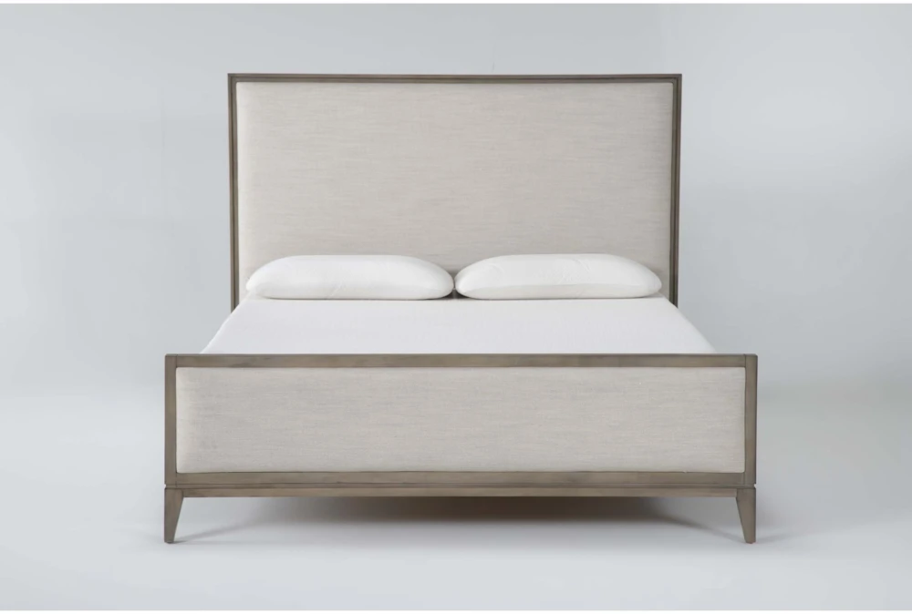 Corina King Upholstered Panel Bed