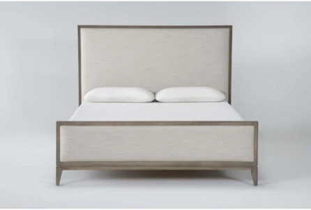 Corina Queen Upholstered Panel Bed - Main