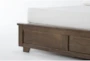 Marco Brown Queen Wood Panel Bed - Detail