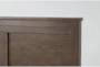 Marco Brown Queen Wood Panel Bed - Detail