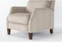 Shawn Putty Push Back Recliner - Detail