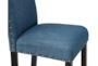 Crispin Marine Blue Kitchen Counter Stool With Back - Detail