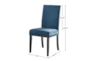Crispin Marine Blue Dining Chair - Detail