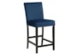 Celeste Blue Counter Chair - Detail
