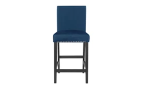 Celeste Blue Counter Chair