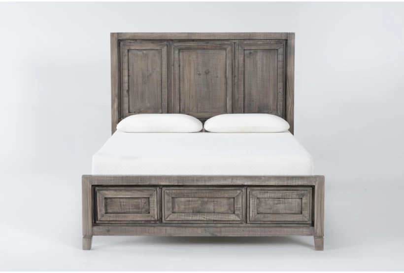 Coop Grey Queen Panel Bed - 360
