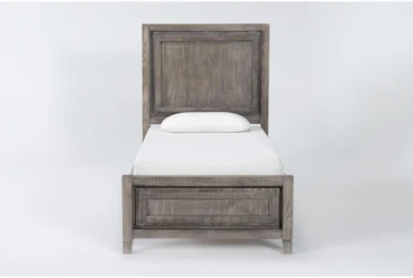 Coop Grey Twin Panel Bed