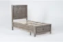 Coop Grey Twin Panel Bed With Storage - Side