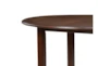 Joni Cherry Round 42" Drop Leaf Kitchen Dining With Side Chair Set For 2 - Detail
