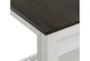 Kaine Two Tone White Storage Counter Set For 2 - Detail