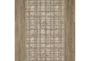 Rug-8'X10' Gabrielle Distressed Grid Gold - Front