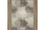 Rug-5'3"X7'10" Diego Overlapping Hexagons Copper/Blue - Front