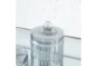 Grey Glass Decorative Jar Set Of 2 - Detail
