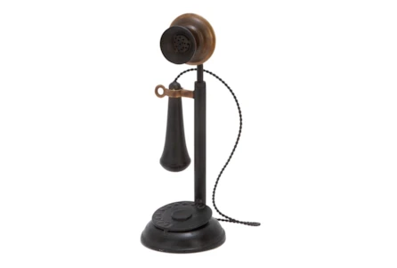 13X5 Black Iron  Telephone - Main