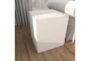 17X19 White Wood Accent Table - Room