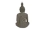 42 Inch Grey Polystone Buddha Sculpture - Back