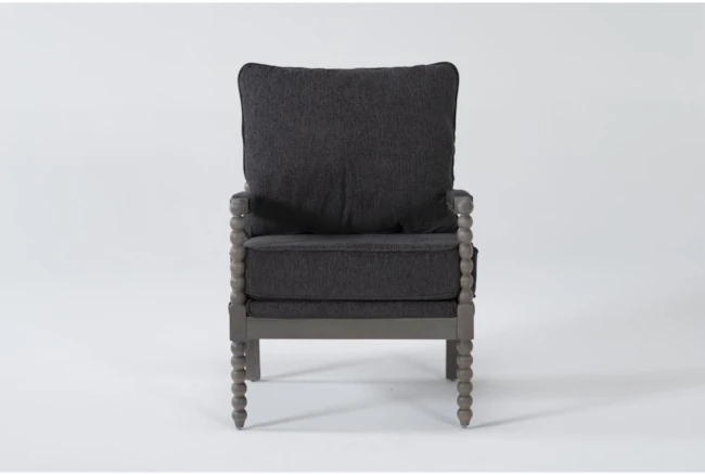 Abbot Charcoal Accent Chair - 360